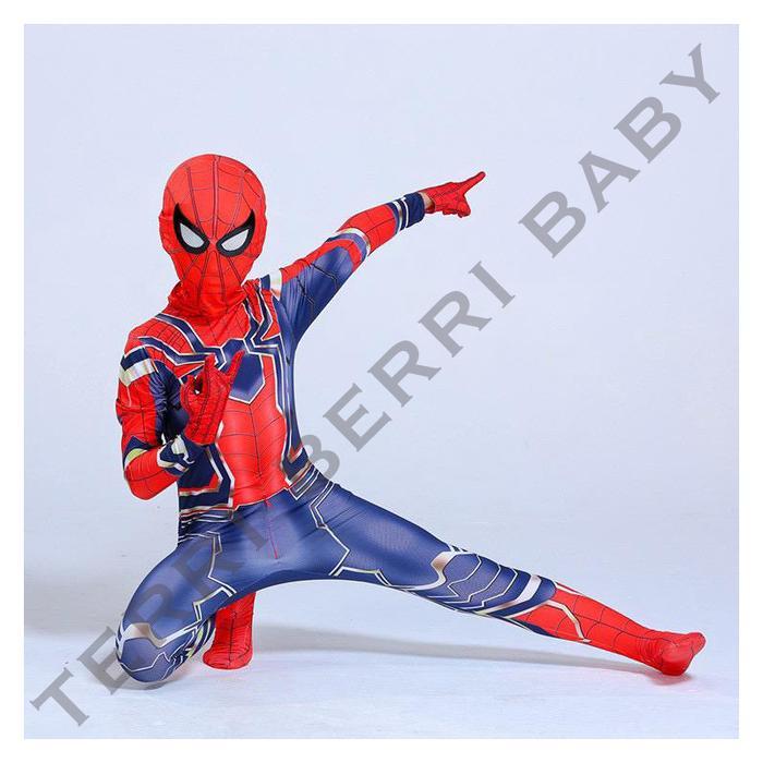 Kostum cosplay spiderman iron spider kostum iron spider