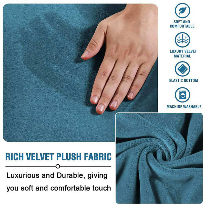 Round Stretch Footrest Covers Elastic Ottoman Cover Spandex Footrest Stool Slipcover Ottoman Footsto