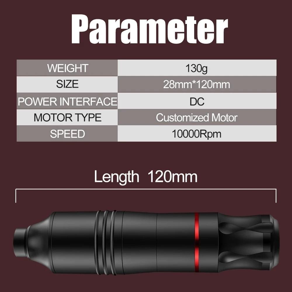 Tattoo Pen Kit Tattoo Machine Set Complete Beginner Tattoo Pen Machine Kit Pigments Permanent Makeup