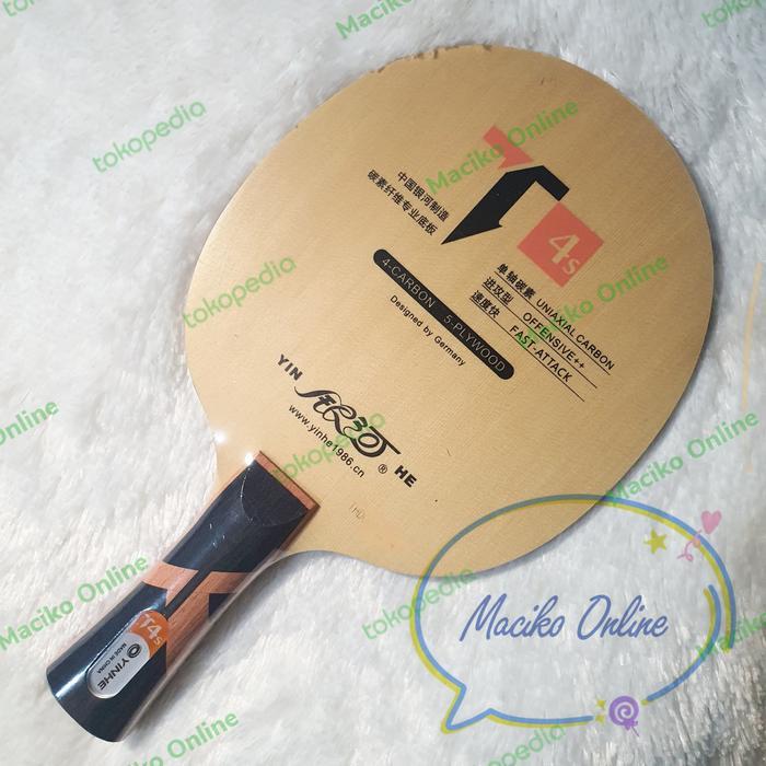 YINHE T4S~ KAYU BET PINGPONG TENIS MEJA YINHE T4 S
