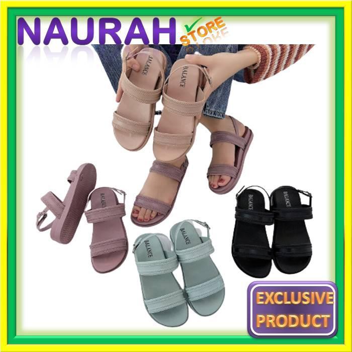 Sale Balance 6688 2 Sandal Slop Wedges Ban 2 + Tali Jelly Tebal Original