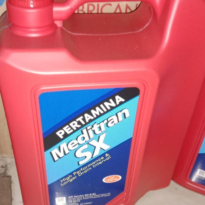 Oli Pertamina Meditran Sx Diesel Kemasan 10Liter Sae 15W-40 Quality Asli