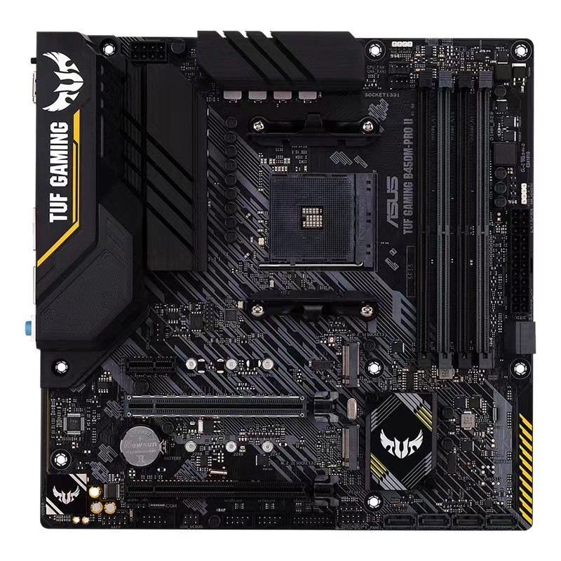 NEW ASUS TUF GAMING B450M PRO II B450M Motherboard DDR4 3466MHz 128G,M.2, DVI-D,SATA 6Gb,USB 3.1 Sup