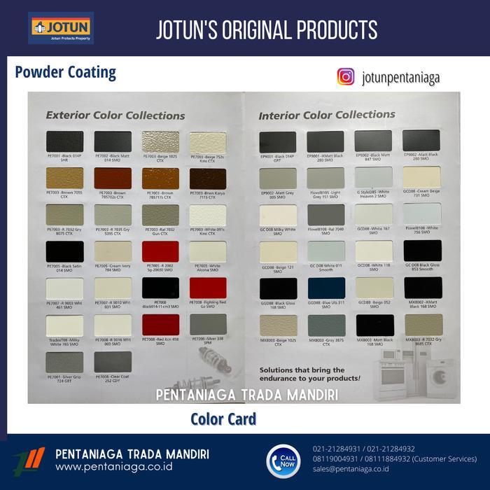 b44i- Cat Powder Coating Jotun Hitam Texture Pasir 1005251Px20 Pe 7001 Extr