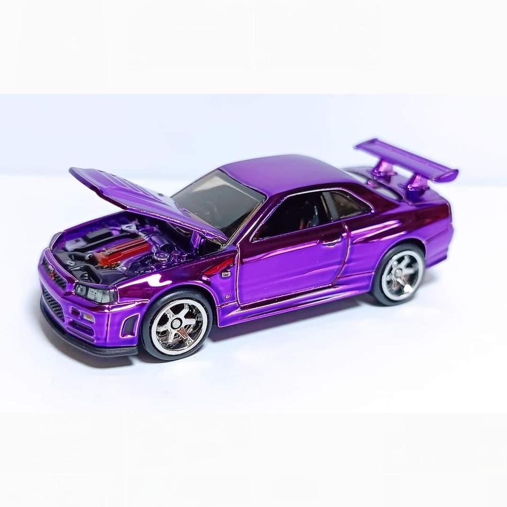 Hotwheels Hot Wheels RLC SKYLINE R34 UNGU PURPLE LOOSE NEW