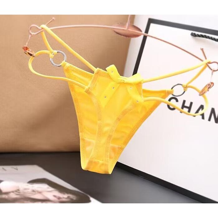 PRIVASI AMAN CD WANITA / PAKAIAN DALAM WANITA / CELANA DALAM WANITA LOW WAIST G STRING WANITA POLOS 