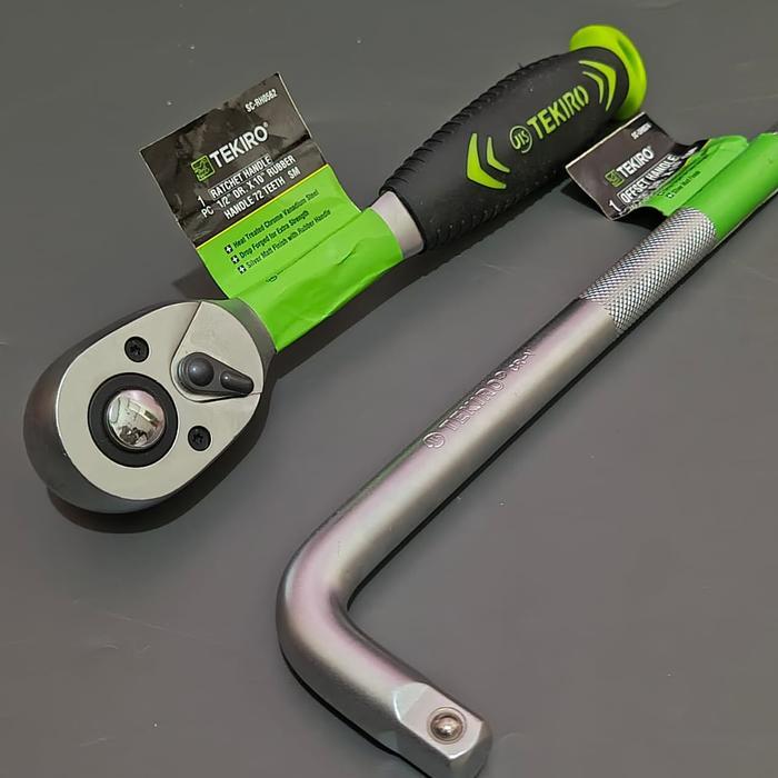 Tekiro Gagang Rachet Ratchet Kunci Stang Shock Sock Sok 1/2 / Tekiro Gagang sok L 1/2" inchi stang