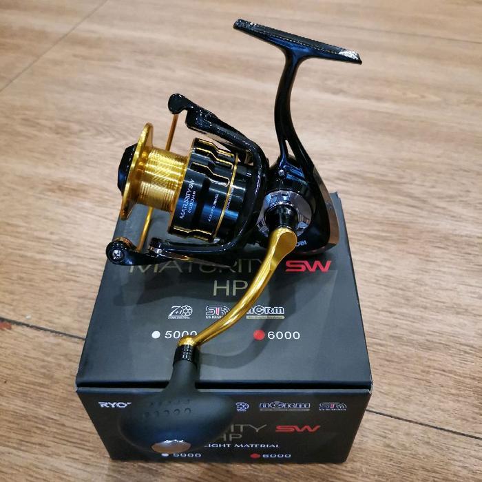 REEL RYOBI MATURITY SW HP 1000 2000 3000 4000 5000 6000 8000 GOLD POWER HANDLE KATROL METAL
