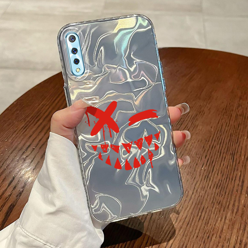 Casing Hp VIVO S1 VIVO S1 Pro Case Casing Pola Emoji tas HP Kasing Kasus ponsel transparan mewah Sil