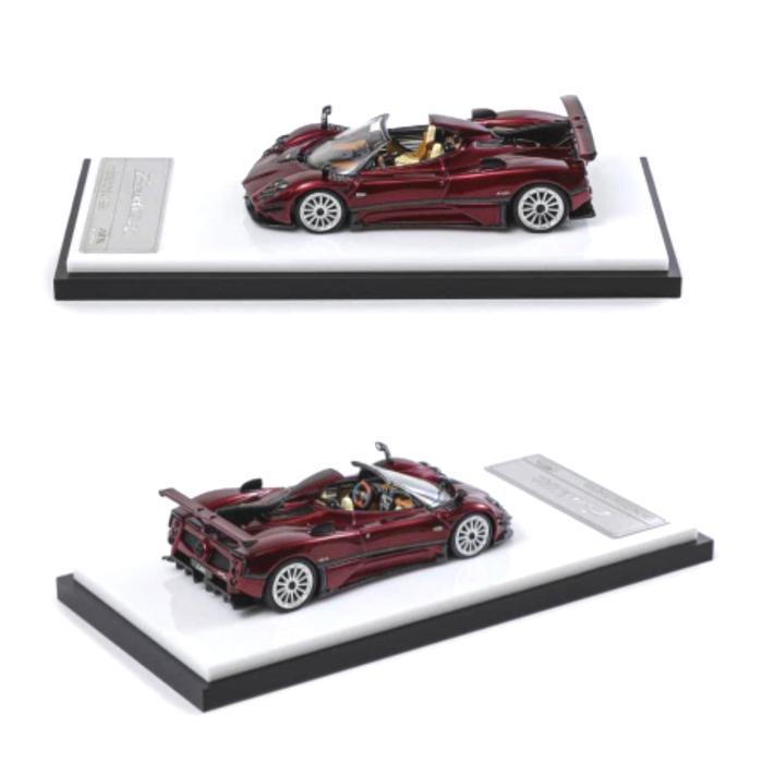 hkm premium 1/64 pagani zonda 760 roadster 2022 ruby red kode 111
