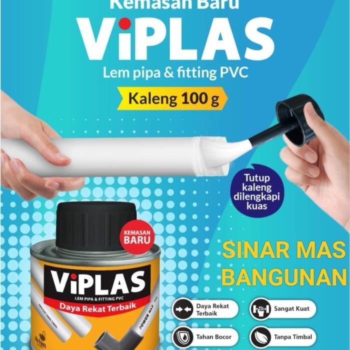 Viplas lem PVC 100gr,lem PVC viplas 100 gr,lem pipa viplas Avian 100gr