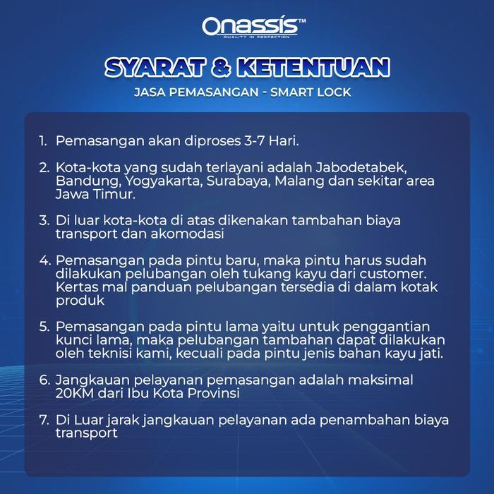 Onassis Jasa Pemasangan Smart Lock
