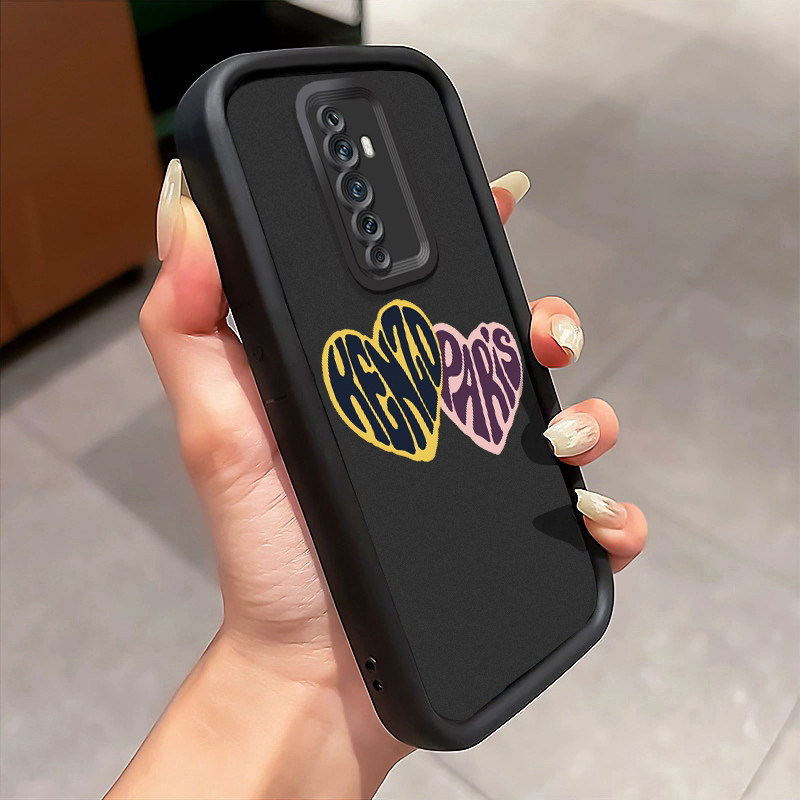 Casing Hp Untuk OPPO Reno 2F Reno 2Z Reno2 F Reno2 Z Case Casing Cinta ganda pola Kasus HP Tangga La