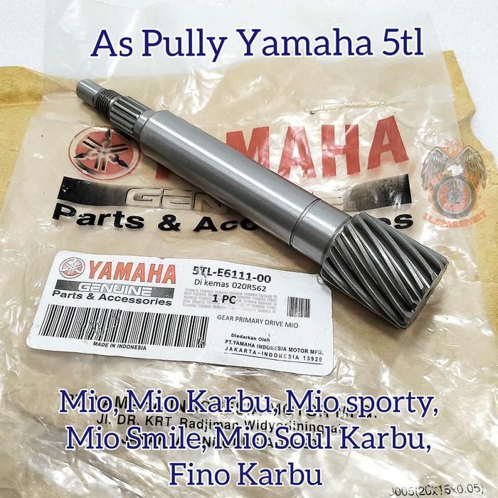 AS Pully Belakang Yamaha 5TL Asli Original Shaft Drive Pulley Mio Karbu Mio Sporty Mio Smile soul