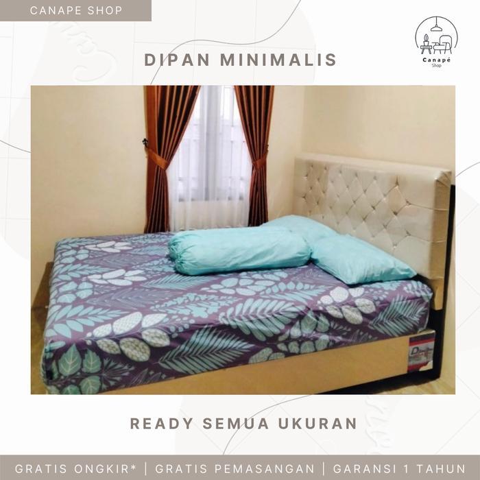 Paket Dipan & Kasur Ranjang Tempat Tidur Nimalis Divan Sandaran & Kasur Gratis Ongkir Bandung Cimahi