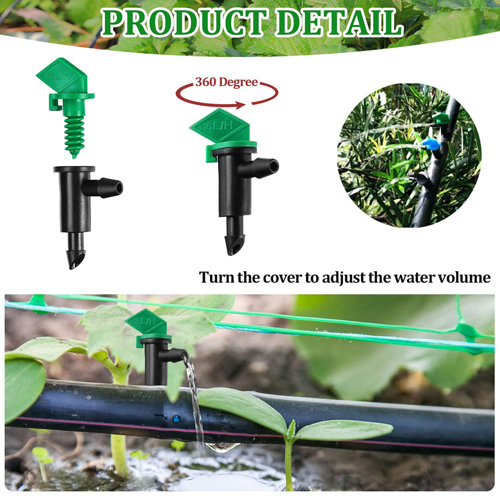 20Pcs Irrigation Drip Emitter Garden Flag Irrigation Dripper Trees
