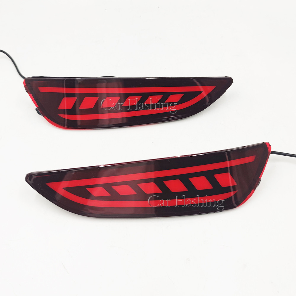 2Pcs Car Tail Light Led Brake Light Taillight For Hyundai Accent