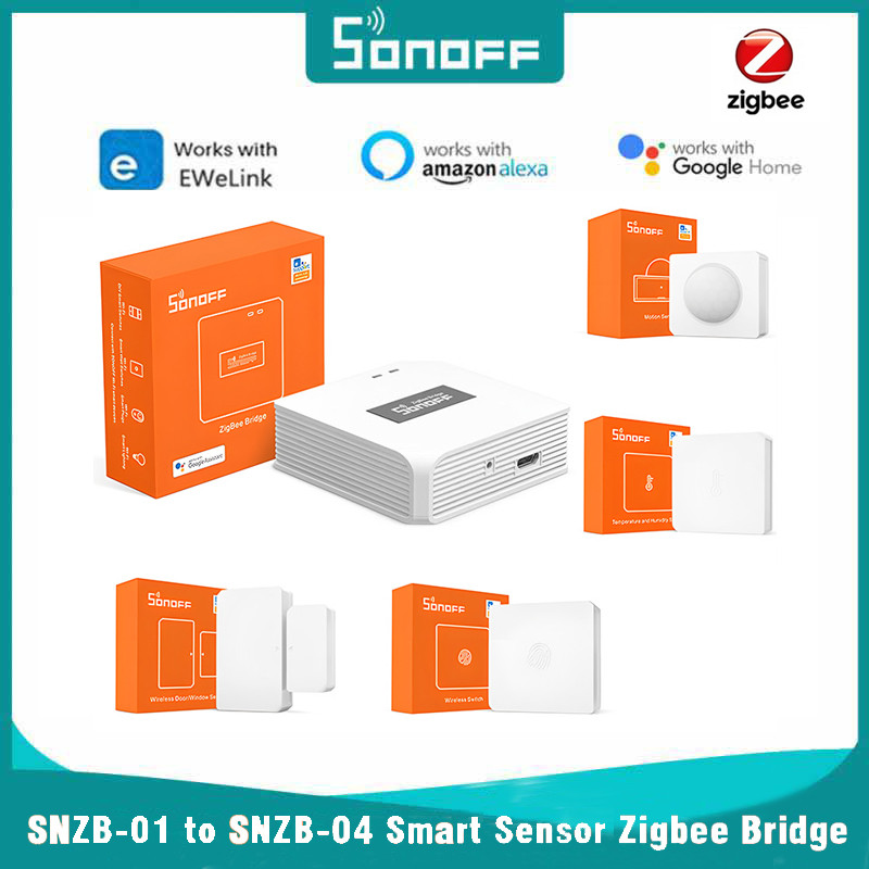 Sonoff Zigbee Bridge Kits SNZB-01 to SNZB-04 Wireless Switch Motion