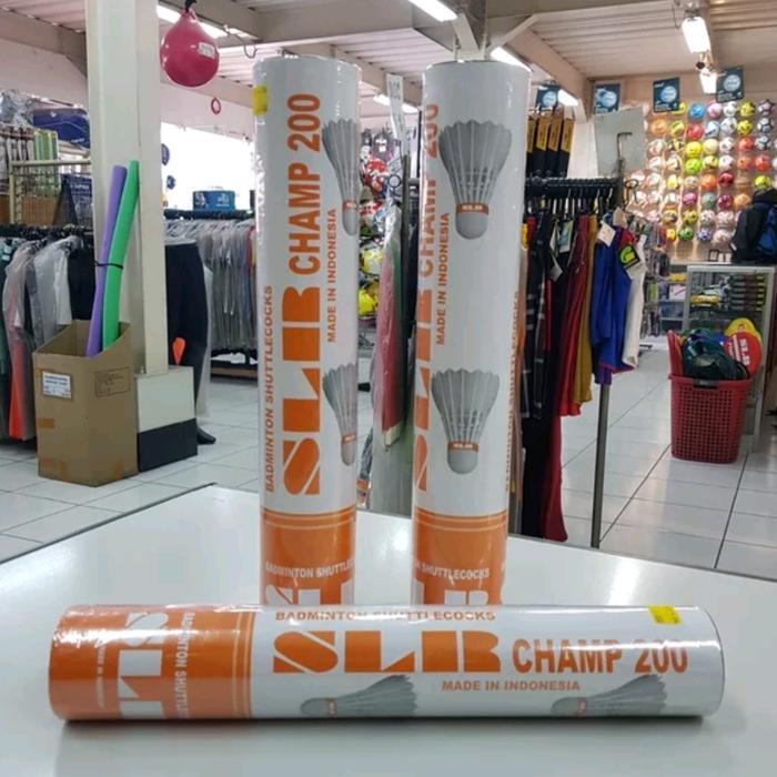 Terlaris Shuttlecock Shuttle Cock Kok Badminton Bulutangkis Slr Champ 200 Original