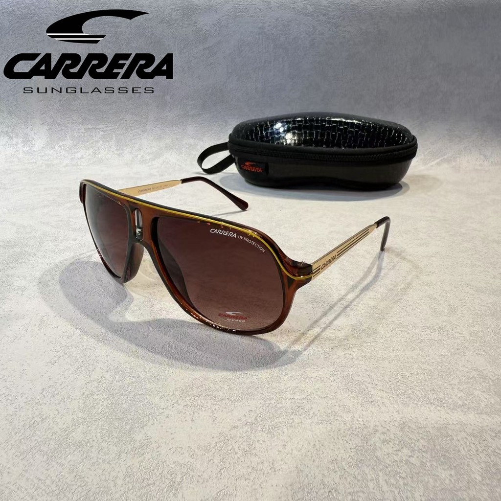 Carrera Men Brand Sunglasses Vintage Sun Glasses Men Women Big Square Oversize Colorful Outdoor