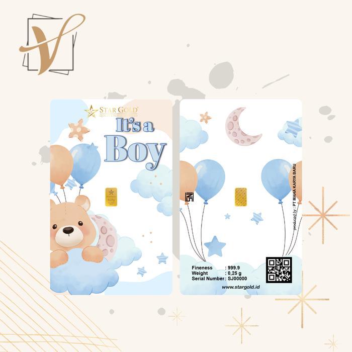 Logam Mulia Micro Gold Stargold Baby Boy 03 - 0.25Gram