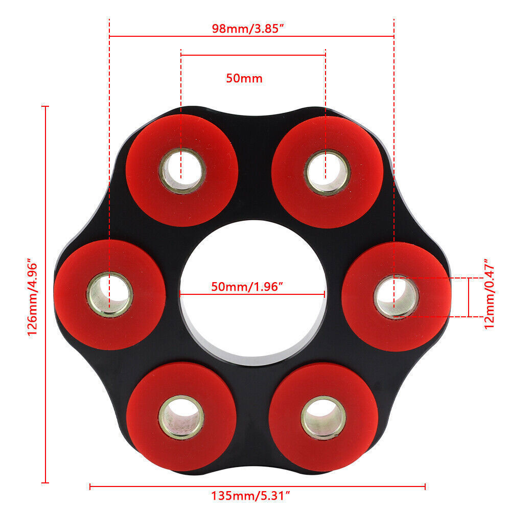 Manual Trans Drive Shaft Flex Joint Disc Oem#26117511454 Lk=96Mm/12Mm For Bmw 3-Series E30 E36 E46