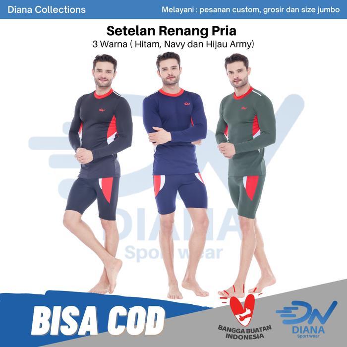 ikkw- Baju Renang Pria Baju Renang Jumbo Pakaian Renang Pria Dewasa Pakaian Renang Bigsize