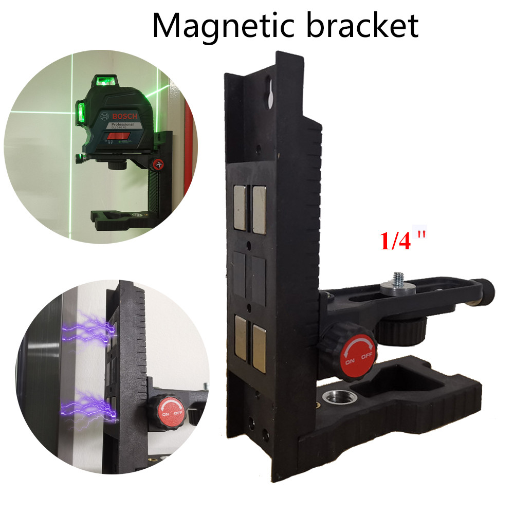 Laser Level Bracket Super Strong Magnet Pulls L-Bracket Leveling For Universal Laser Level Bracket
