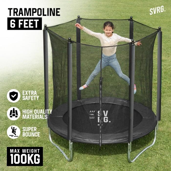 SALE SVRG Trampoline 6ft - Lompat Trampoline - Jump - Fitness - Olahraga Termurah