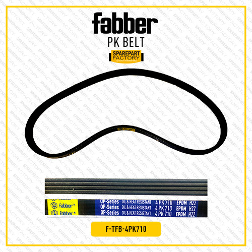 Vanbelt Fanbelt V belt Tali Kipas AC Daihatsu Grandmax Granmax 1.3 4PK710 FABBER