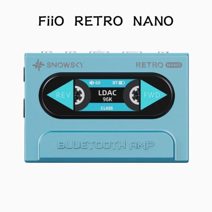 Import Fiio Retro Nano Lossless Bluetooth Audio Receiver Headphone Amplifier Adapter