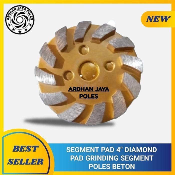 kks Segment Pad 4" Diamond Pad Grinding Segment Poles Beton