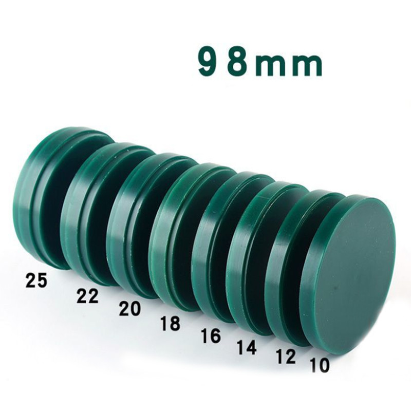 5pcs Dental Wax Disc Laboratory Materials Tools For Dentistry Technician  Lab CAD/CAM Carving Green 
