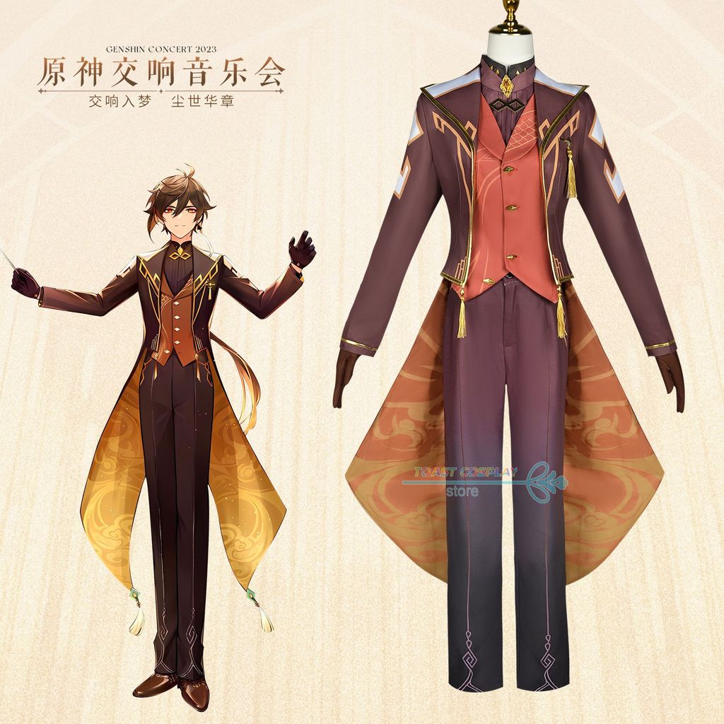 Zhongli Eula Xiao Albedo Diona Ganyu Tartaglia Cosplay Game Genshinimpact Symphony Cosplay Costume C
