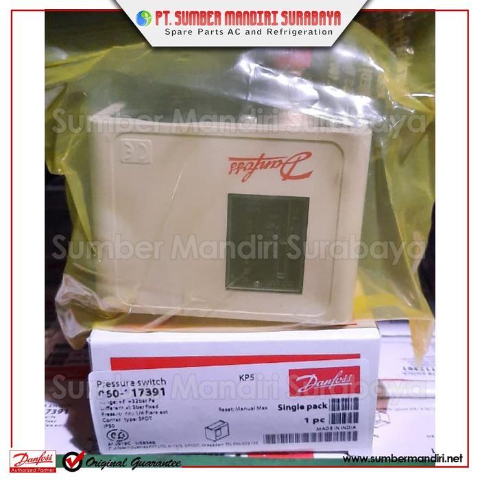 Pressure Switch Danfoss KP5 Manual High Pressure Switch KP 5 117391
