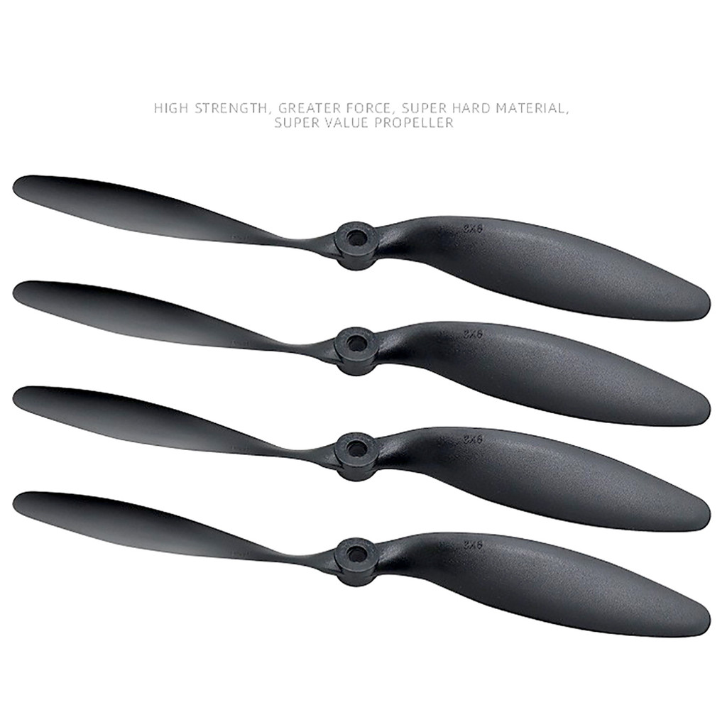 Cz 8 * 6 Fixed Wing Aircraft 8060 Propeller Su27 Magic Board Kt Board Special Propeller 8-Inch Black