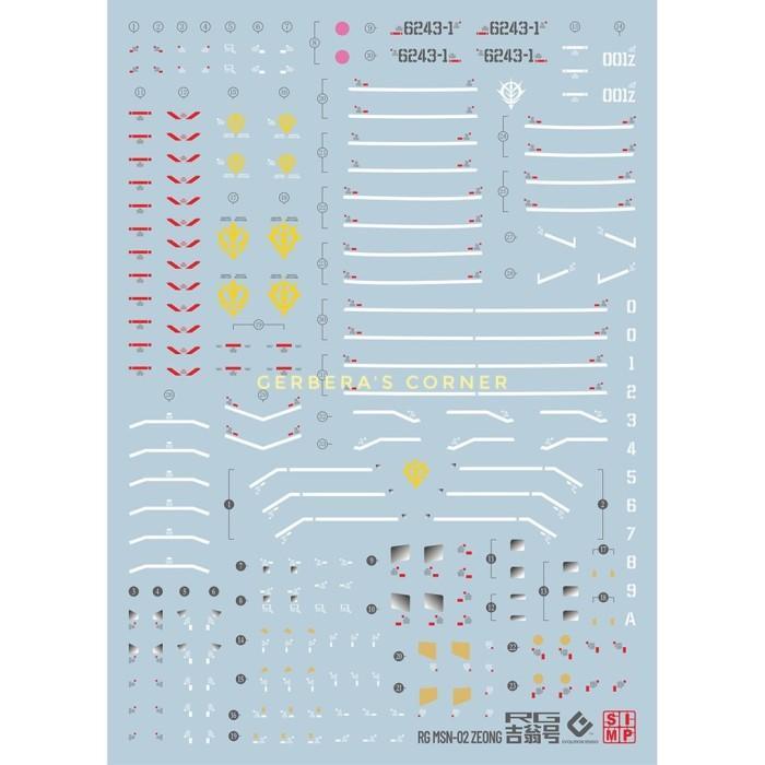 Fluorescent Water Decal Rg Zeong Evolution Studio New