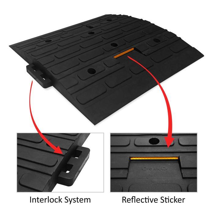 OsanO - Rubber Speed Bump Universal / Polisi Tidur Karet Tengah