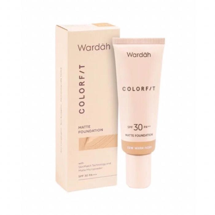 New WARDAH COLORFIT MATTE FOUNDATION SPF30 PA+++ Foundation Wardah Colorfit Matte Foundation
