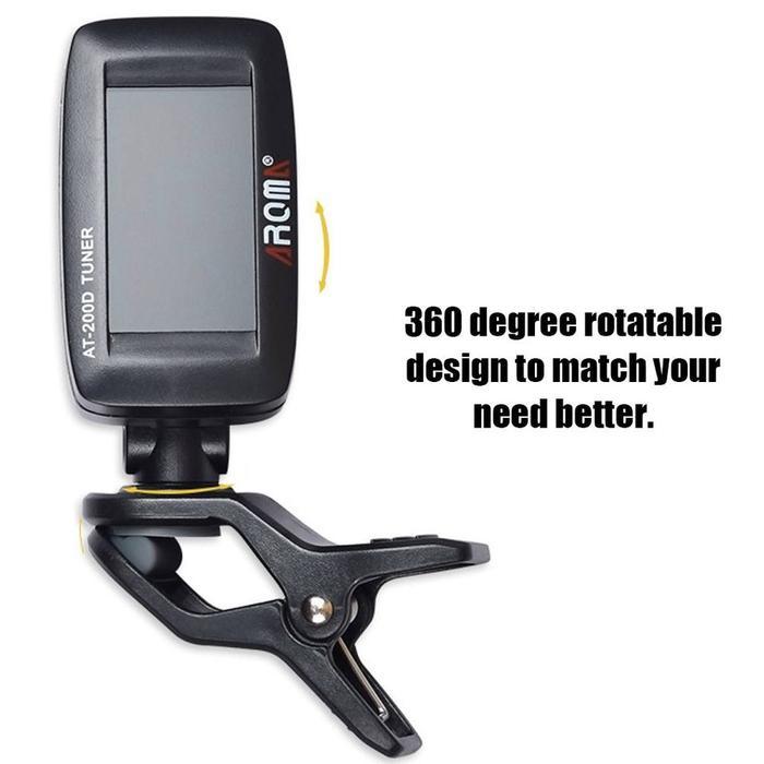 TUNER GITAR AKUSTIK OTOMATIS DIGITAL ORIGINAL