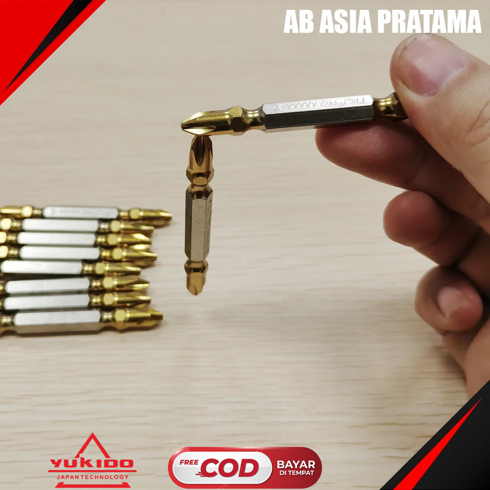 Yukido Mata Obeng Gypsum / Mata Bor Obeng Skrup Magnetic / Mata Obeng Sekrup 65mm