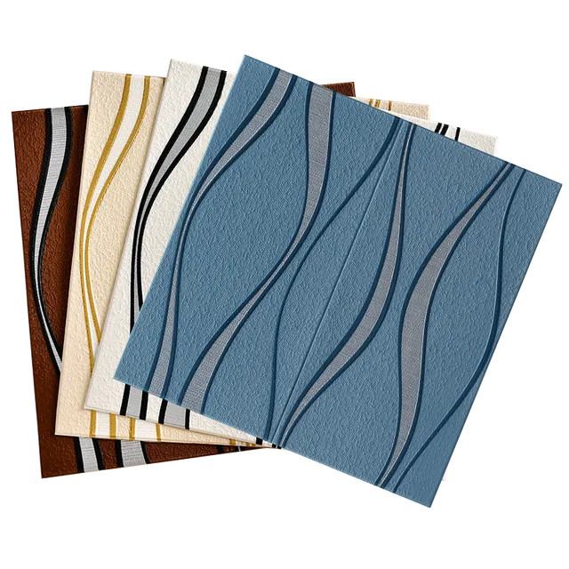 WALLPAPER FOAM 3D MOTIF GELOMBANG WALLPAPER DINDING WALLFOAM MEWAH TERMURAH