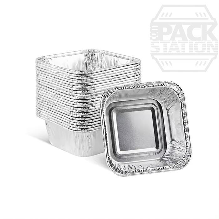 Alumunium Foil Tray Cup 100ML Persegi 6x6cm (isi 10)