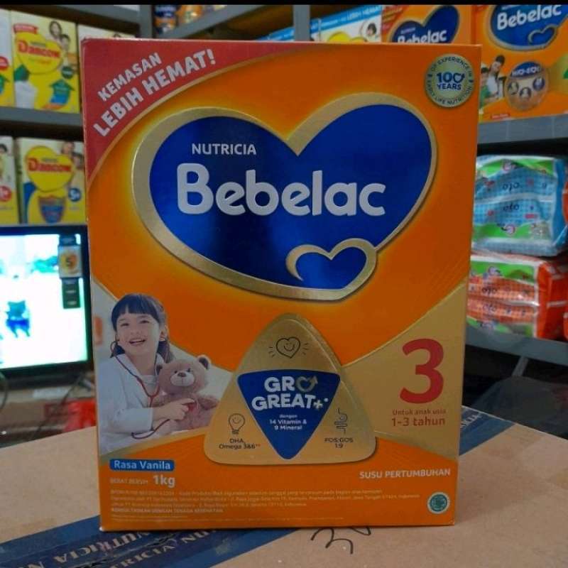 Bebelac 3 Vanila Susu Formula [1000 gr]