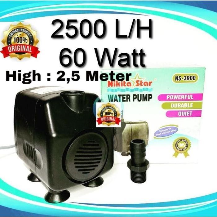 Ready- Nikita Star Ns 3900 - Pompa Air Celup Kolam Ikan Aquarium Ns3900 -Gratisongkir