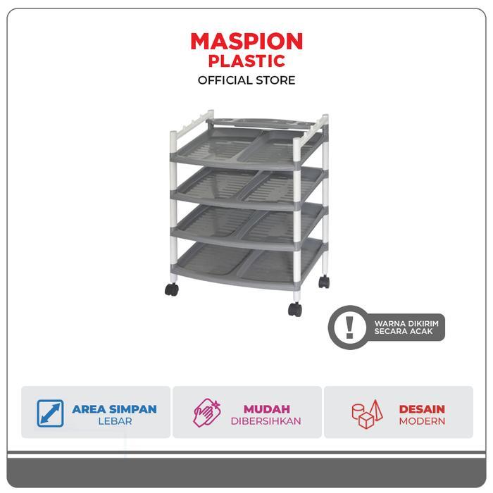 Maspion Rak Sepatu Plastik Ziga Susun 4