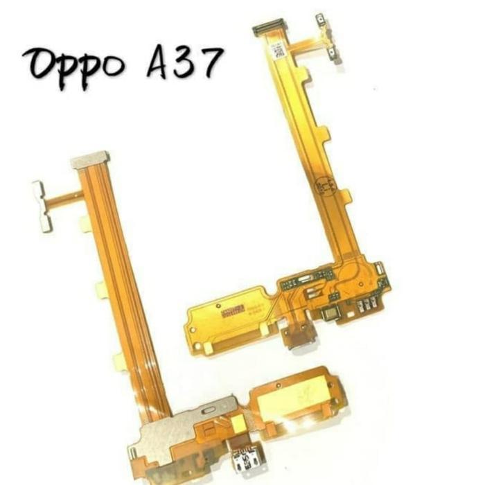 Cantikamobile_ Flexible Cas Oppo A37 / Konektor Cas / Connector Charger Oppo A37