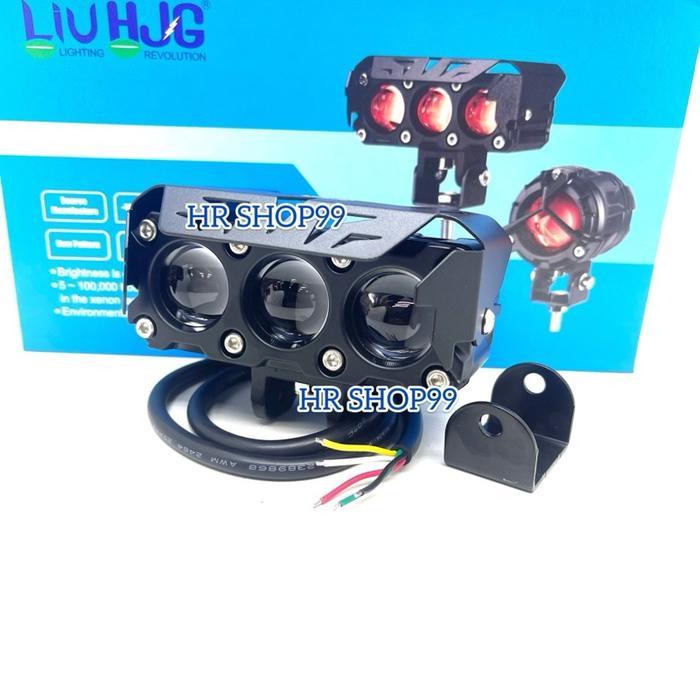 Lampu Tembak Laser Foglamp Sql 3 Mata Superbright Hi Loo
