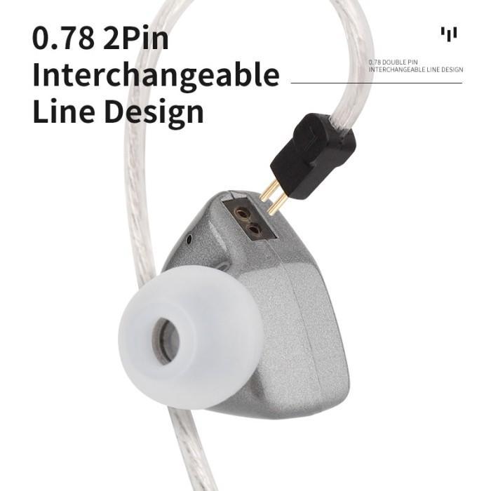 adra- Hzsound Heart Mirror Zero Earphone Hz Iem With Mic Headset
