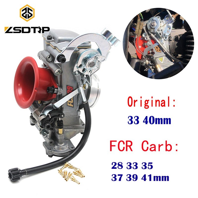 ZSDTRP Original 28 33 35 37 39 40 41mm Flatslide Carburetor FCR39 for